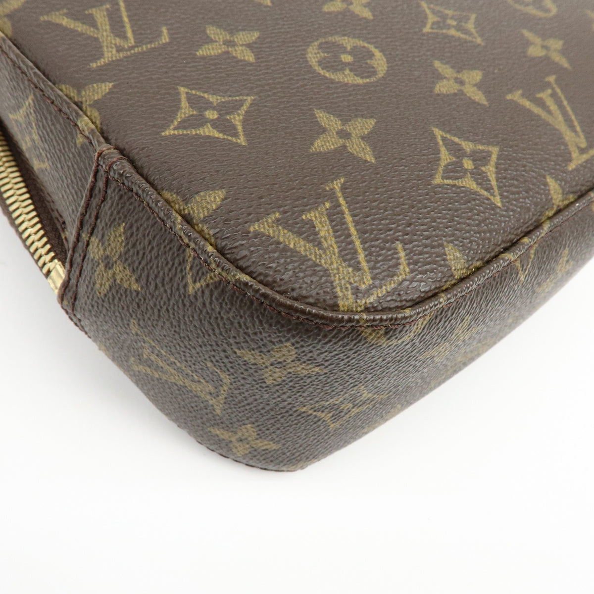 Louis Vuitton Spontini Monogram Canvas Brown Canvas Handbag (Pre-Owned)