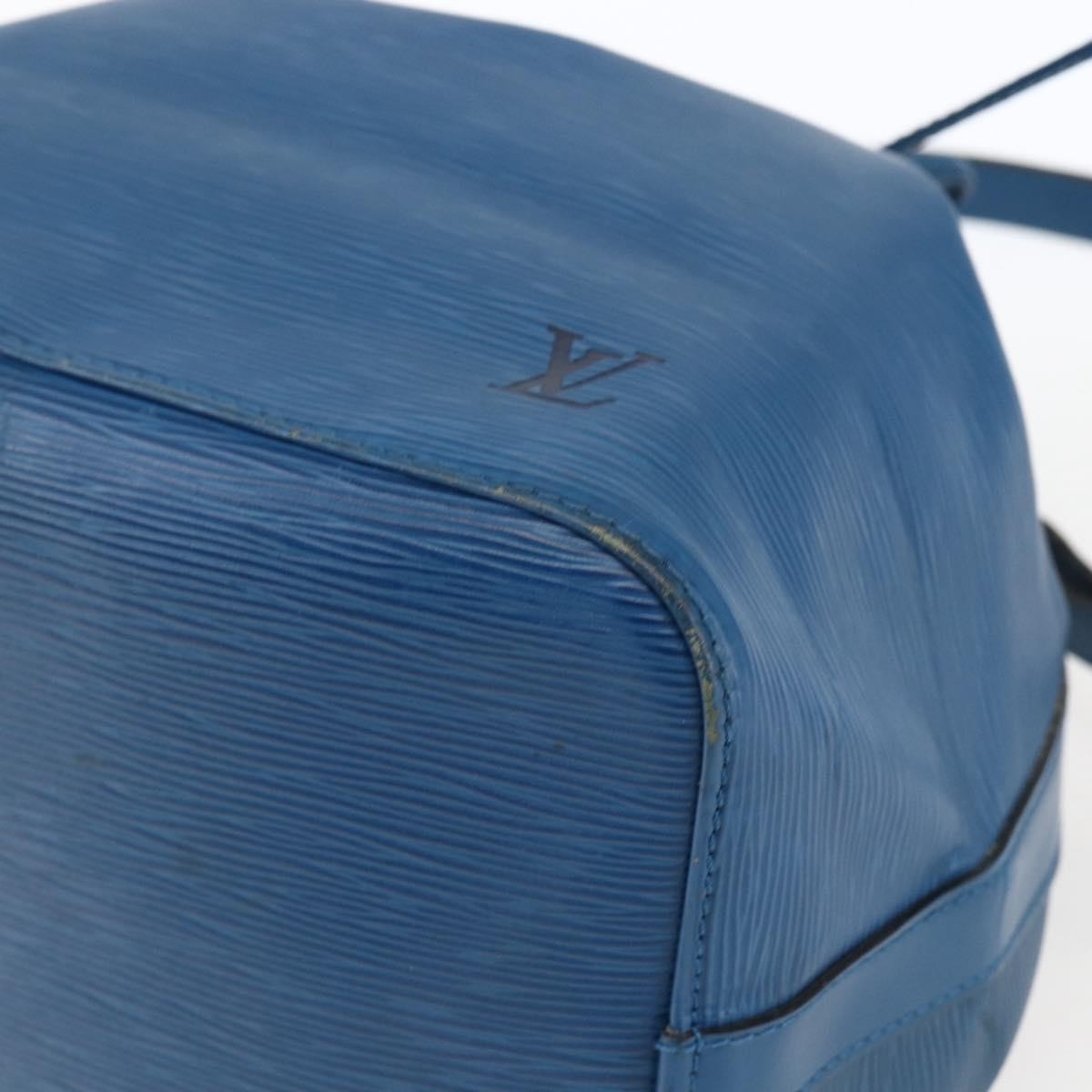 Louis Vuitton Noe Epi Leather Blue Leather Shoulder Bag Bag (Pre-Owned)