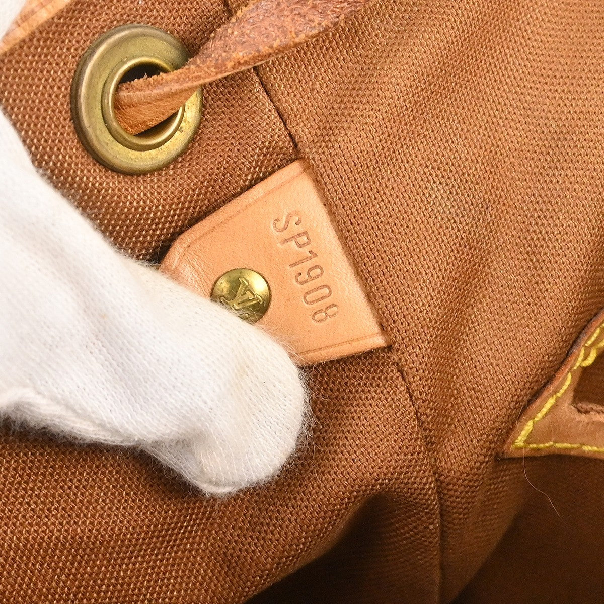Louis Vuitton Vintage Montsouris Monogram Canvas Brown Canvas Backpack Bag (Pre-Owned)