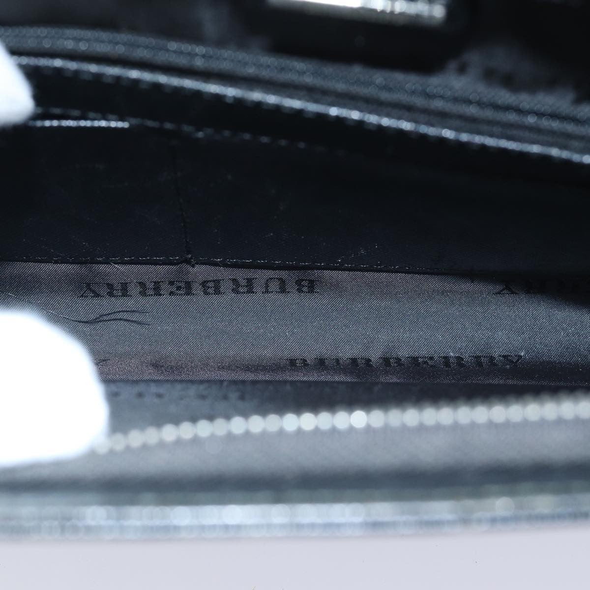 Burberry Vintage Leather Black Leather Clutche & Pouche Bag (Pre-Owned)