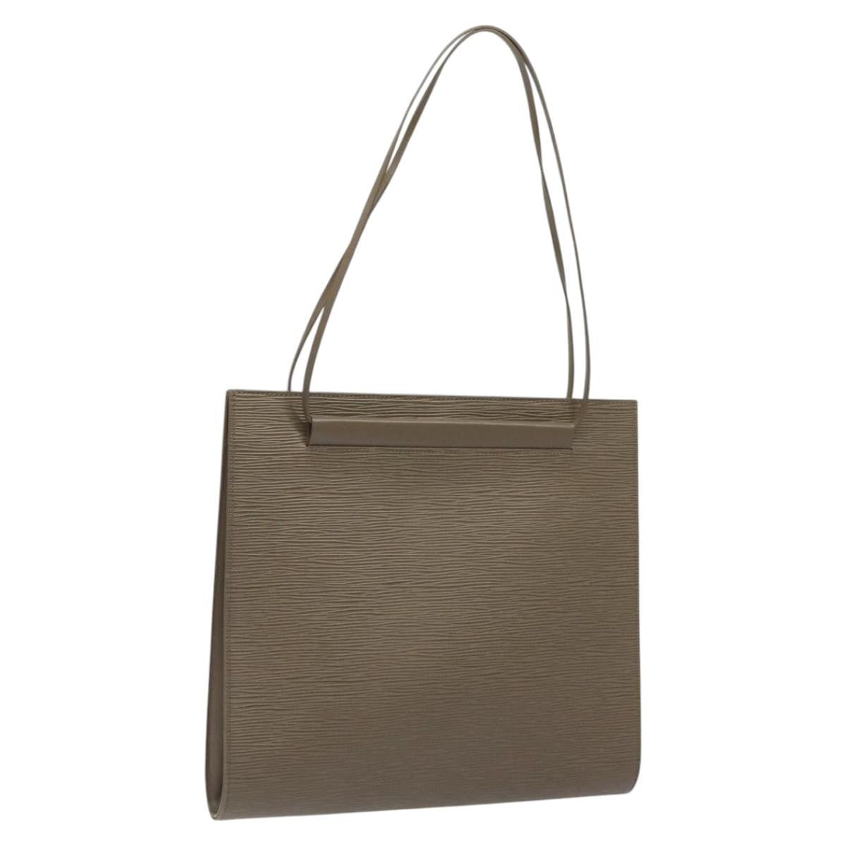 Louis Vuitton Saint Tropez Epi Leather Gray Leather Shoulder Bag Bag (Pre-Owned)