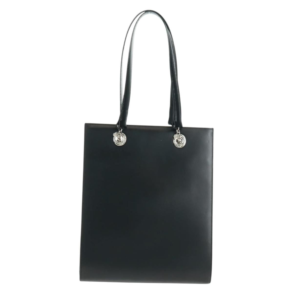 Cartier Panthère Leather Black Leather Handbag (Pre-Owned)