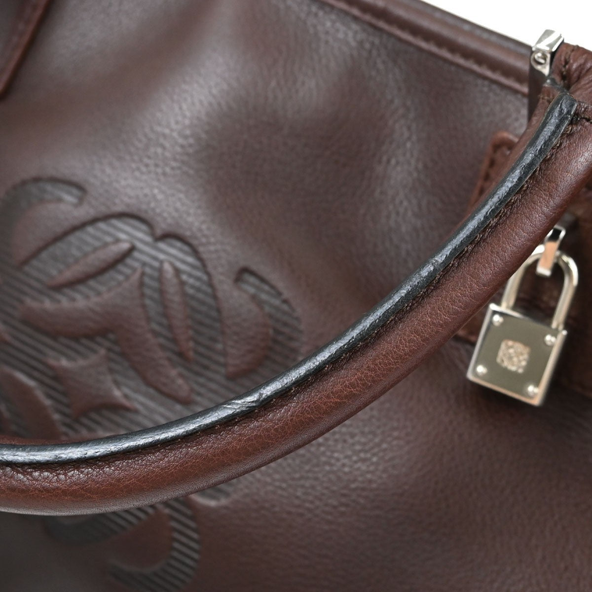 Loewe Fusta Leather Brown Leather Handbag (Pre-Owned)