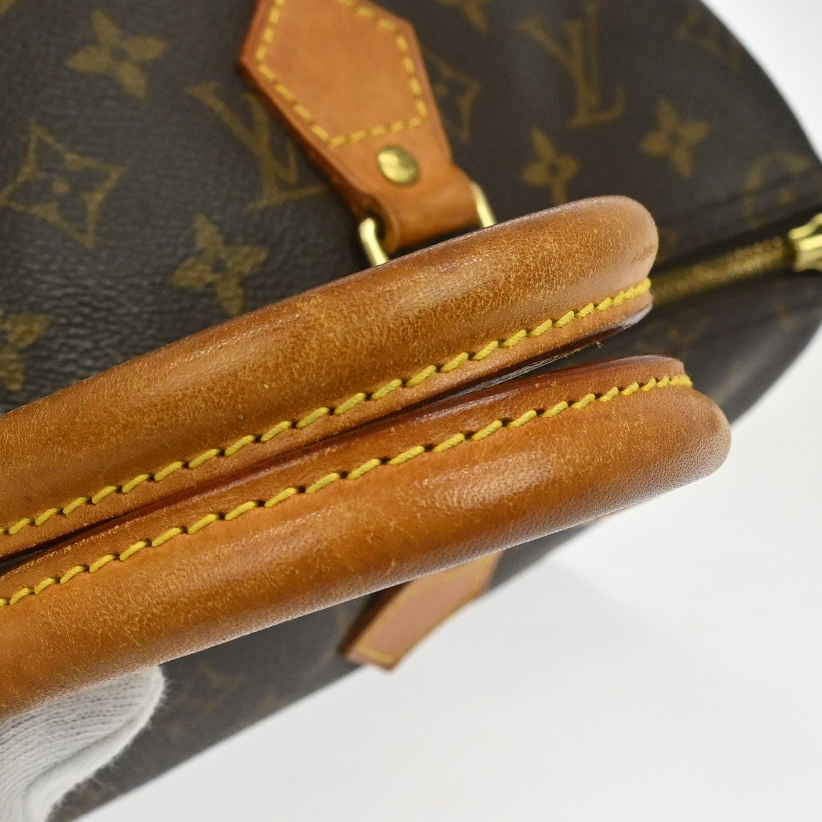 Louis Vuitton Speedy Monogram Brown Canvas Handbag (Pre-Owned)