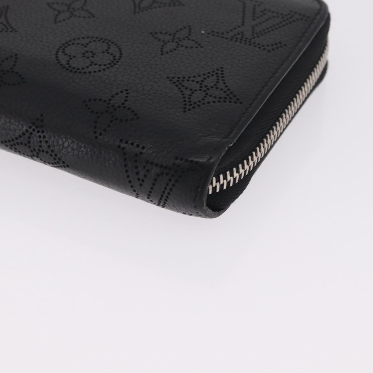 Louis Vuitton Zippy Mahina Leather Black Leather Wallets Accessory (Pre-Owned)