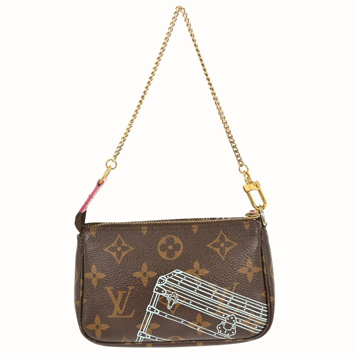 Louis Vuitton Pochette Accessoires Limited Edition Monogram Canvas Brown Canvas Clutche & Pouche Bag (Pre-Owned)