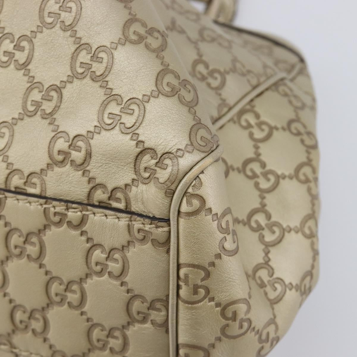 Gucci Sukey Guccissima Leather Gold Canvas Tote Bag Bag (Pre-Owned)