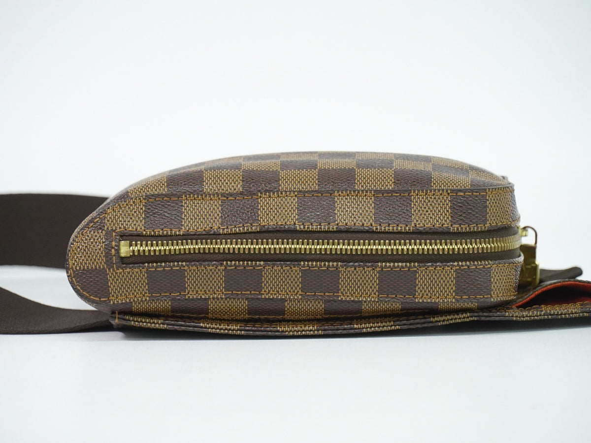 Louis Vuitton Geronimos Damier Brown Canvas Clutche & Pouche Bag (Pre-Owned)