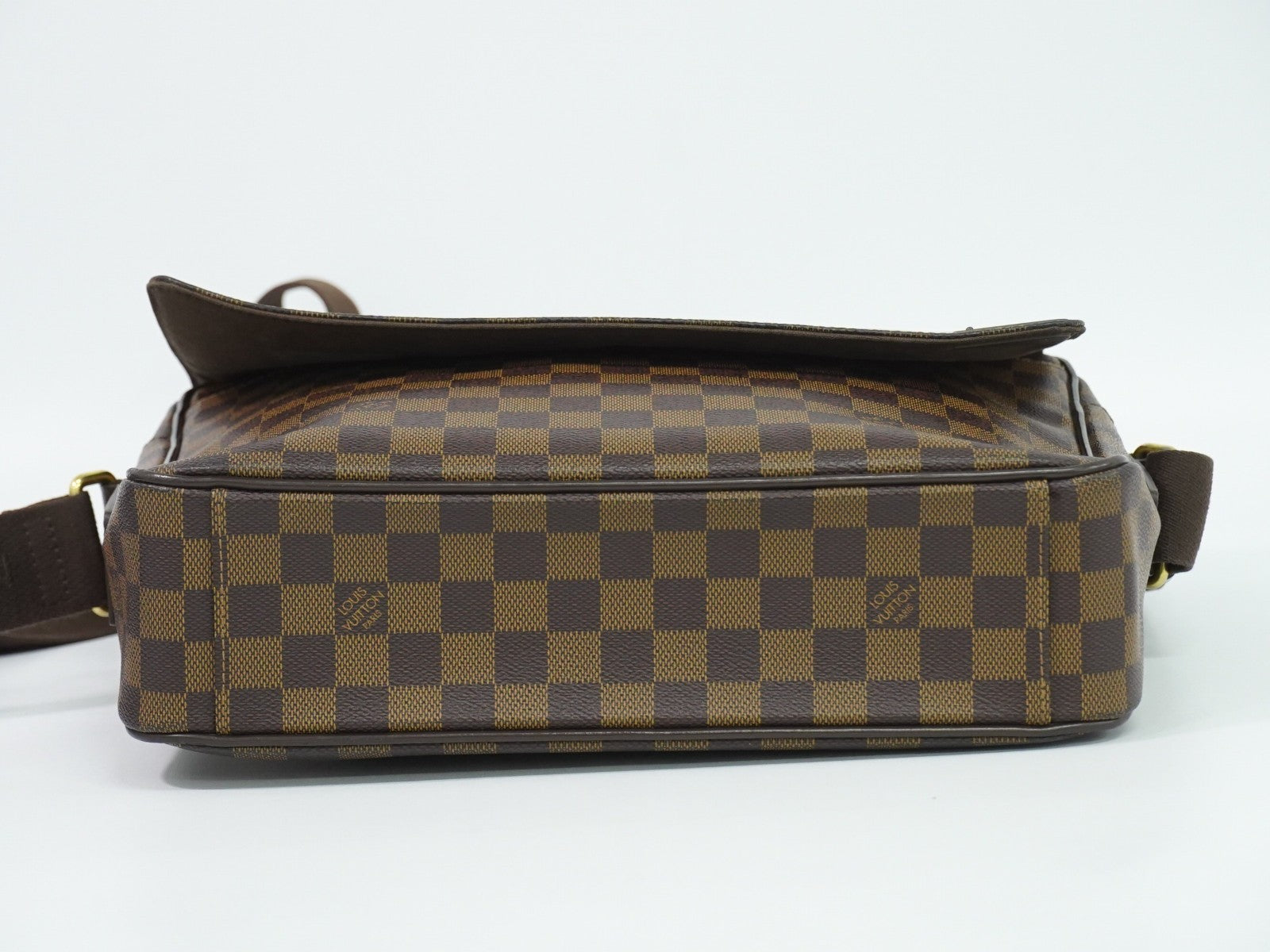 Louis Vuitton Shelton Messenger Damier Ebene Brown Canvas Shoulder Bag Bag (Pre-Owned)