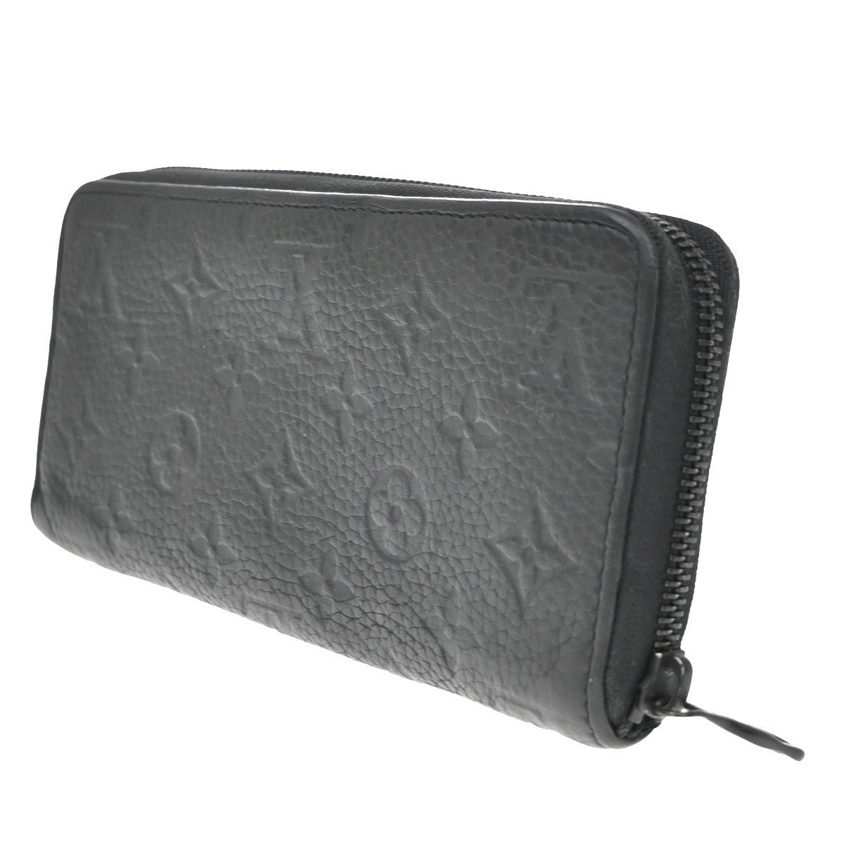 Louis Vuitton Clemence Monogram Empreinte Leather Black Leather Wallets Accessory (Pre-Owned)
