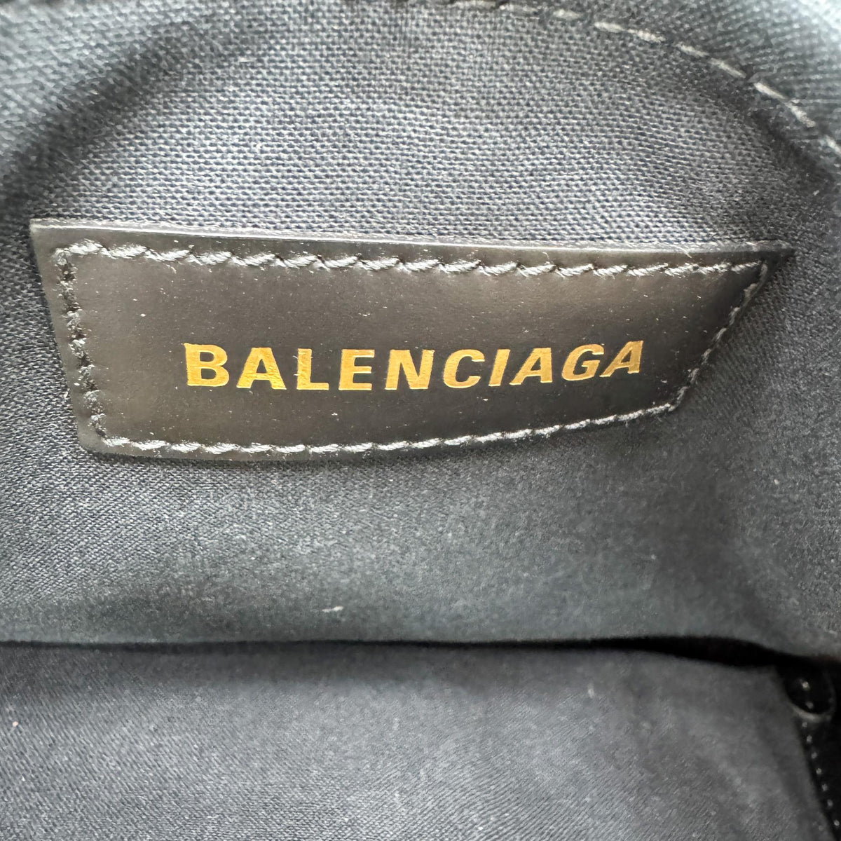 Balenciaga Hardware Canvas Black Canvas Tote Bag Bag (Pre-Owned)