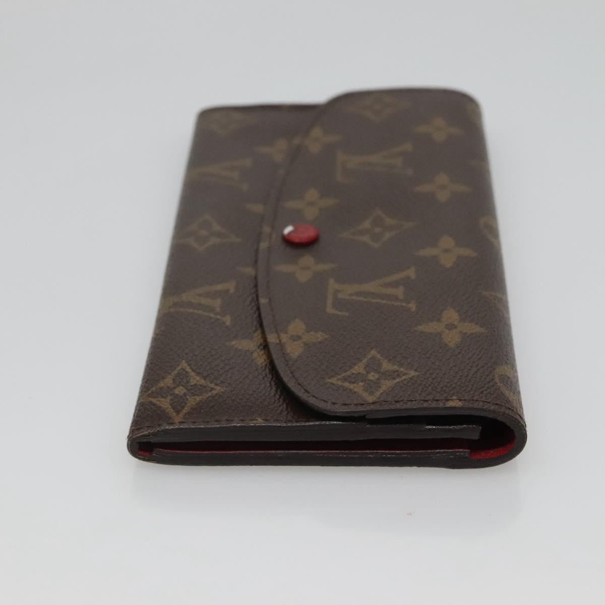 Louis Vuitton Emilie Monogram Canvas Red Canvas Wallets Accessory (Pre-Owned)