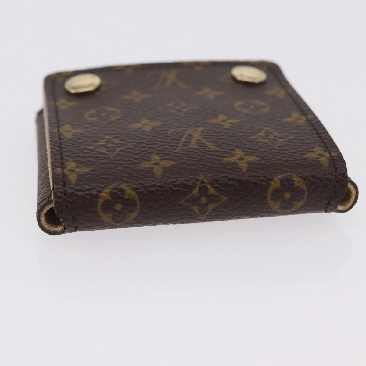 Louis Vuitton Folding Jewelry Case Monogram Canvas Brown Canvas Toiletry Case Accessory (Pre-Owned)