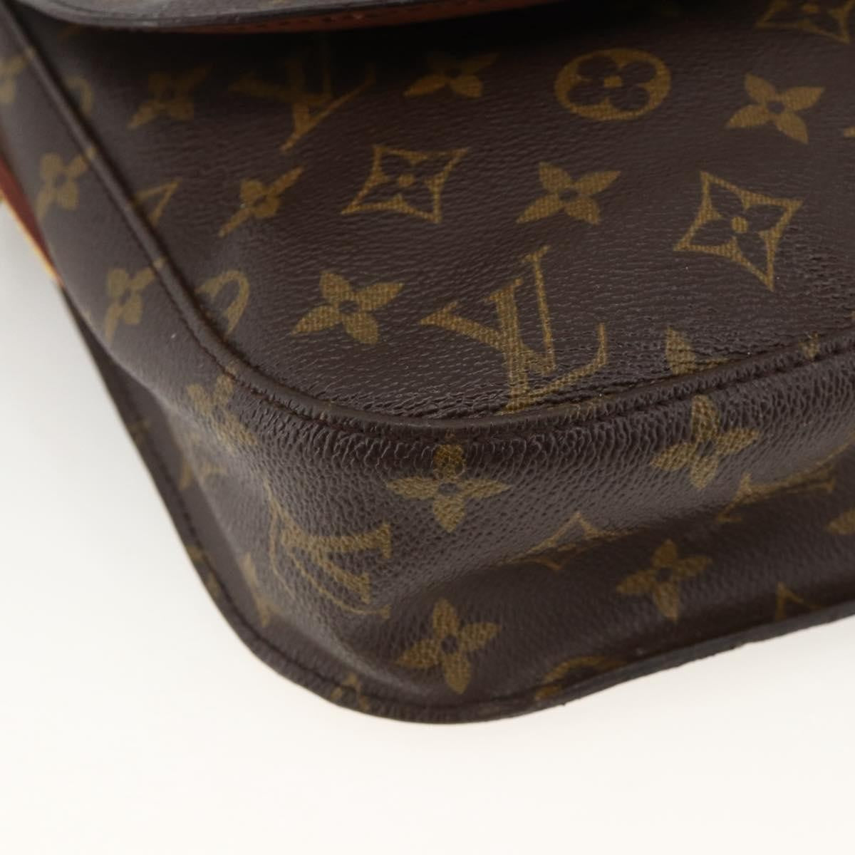 Louis Vuitton Saint Cloud Monogram Canvas Brown Canvas Handbag (Pre-Owned)