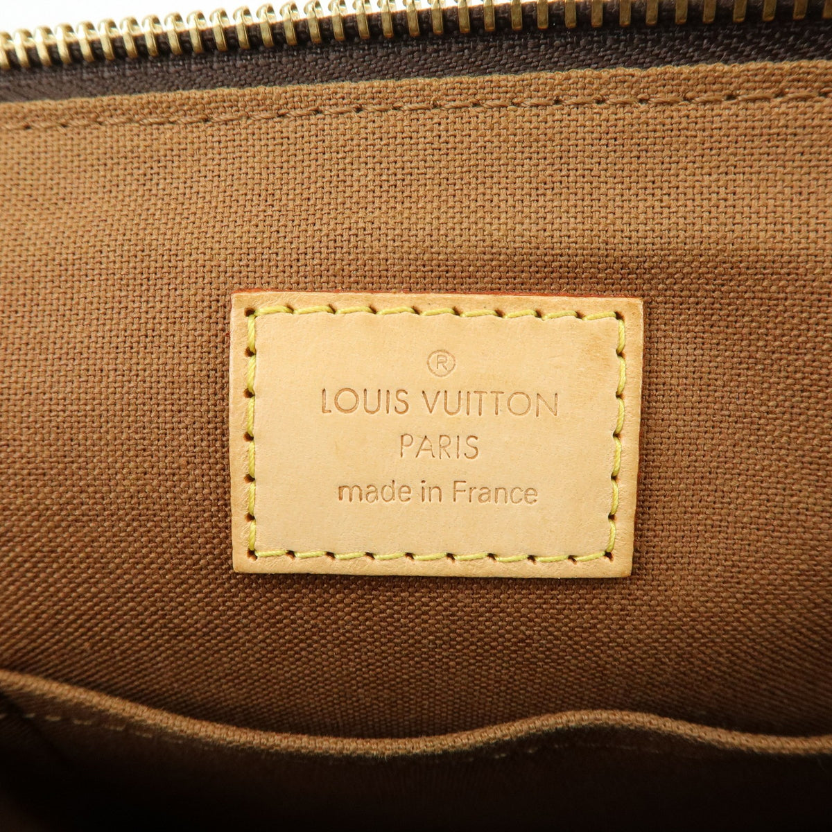 Louis Vuitton Popincourt Monogram Canvas Brown Canvas Shoulder Bag Bag (Pre-Owned)