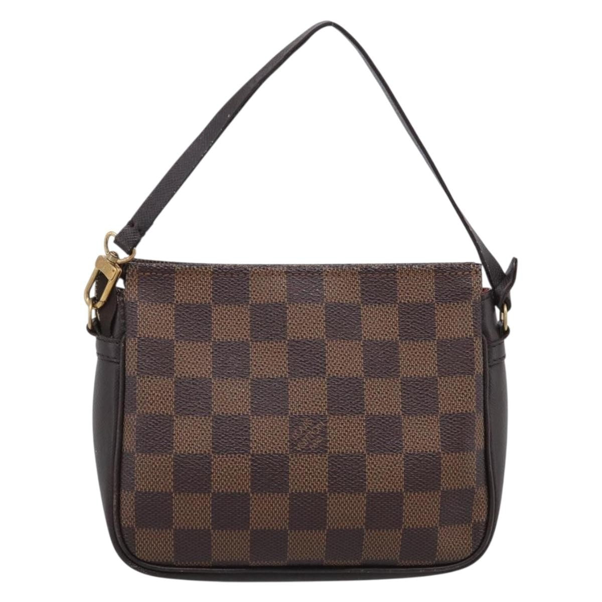 Louis Vuitton Trousse Make Up Damier Brown Canvas Clutche & Pouche Bag (Pre-Owned)