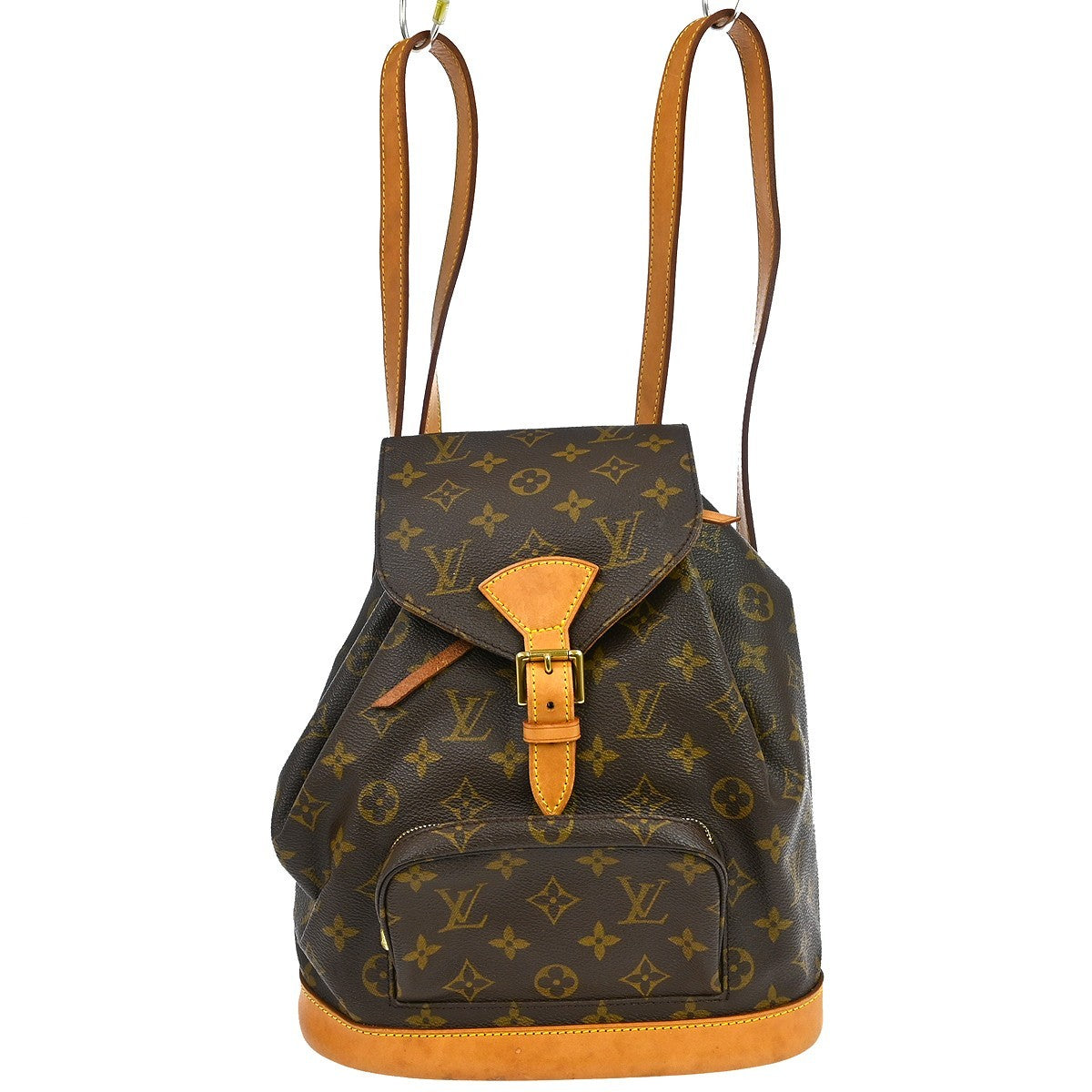 Louis Vuitton Vintage Montsouris Monogram Canvas Brown Canvas Backpack Bag (Pre-Owned)