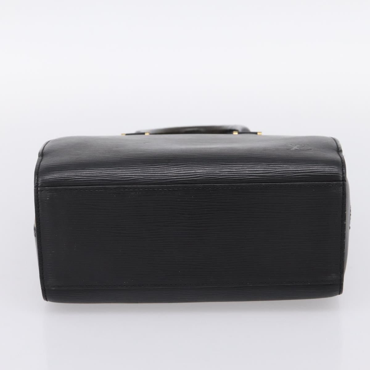 Louis Vuitton Pont Neuf Handbag Epi Leather Black Leather Handbag (Pre-Owned)
