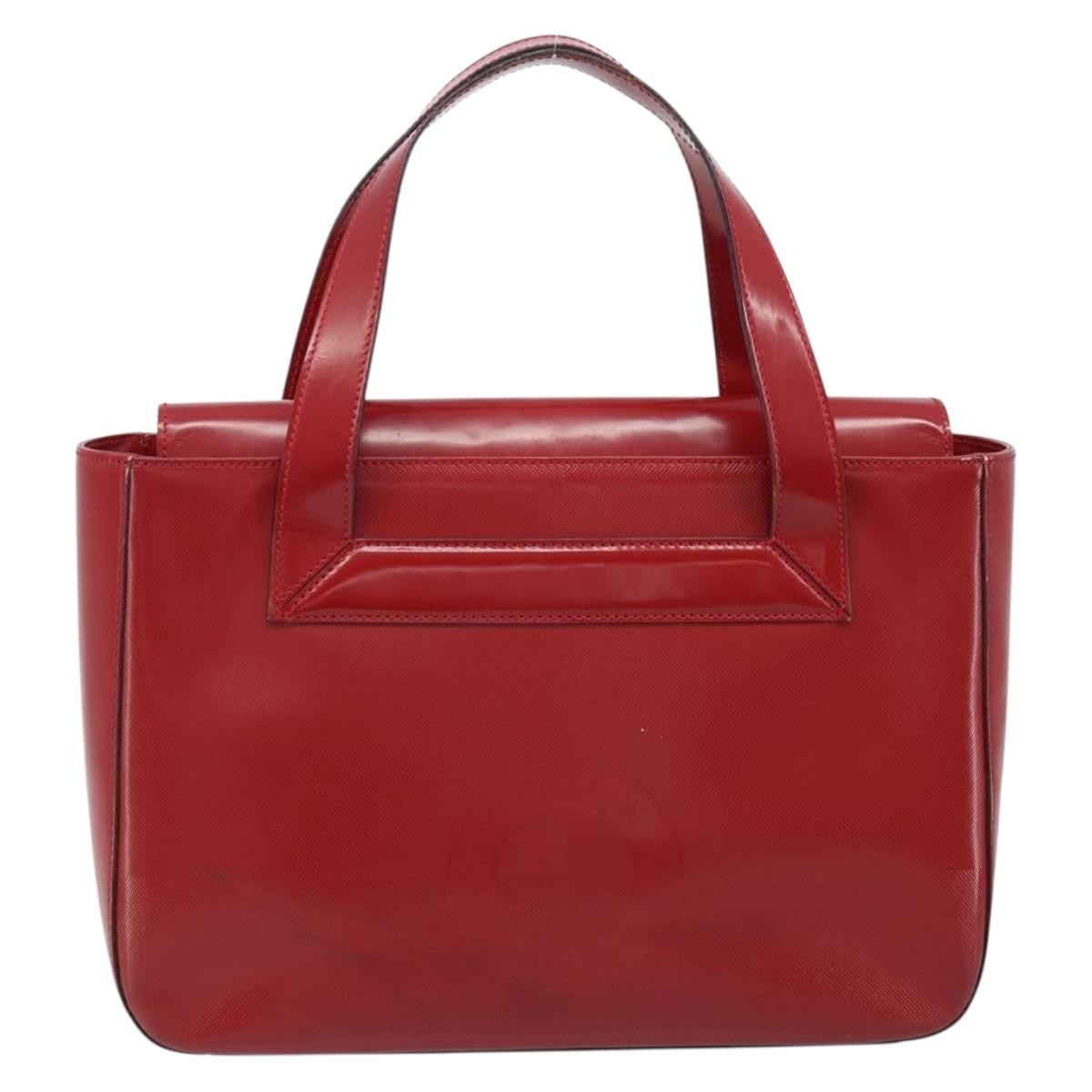 Celine Vintage Leather Red Leather Handbag (Pre-Owned)
