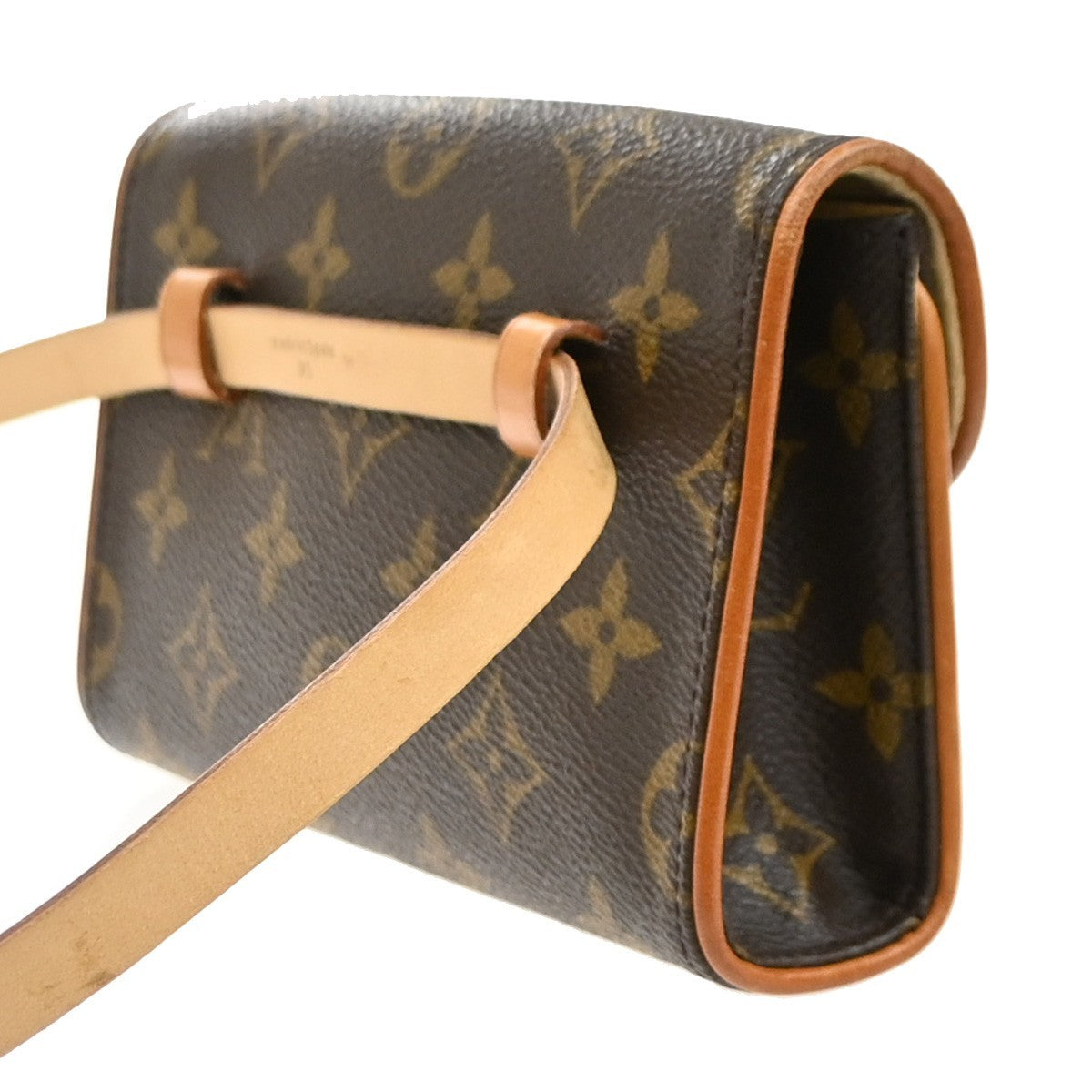 Louis Vuitton Florentine Waist Monogram Canvas Brown Canvas Clutche & Pouche Bag (Pre-Owned)