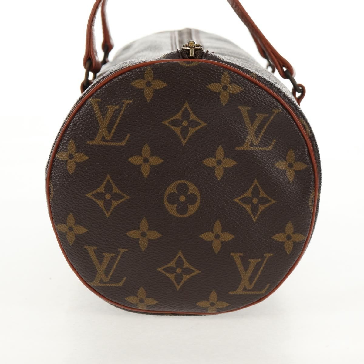 Louis Vuitton Papillon Monogram Canvas Brown Canvas Handbag (Pre-Owned)