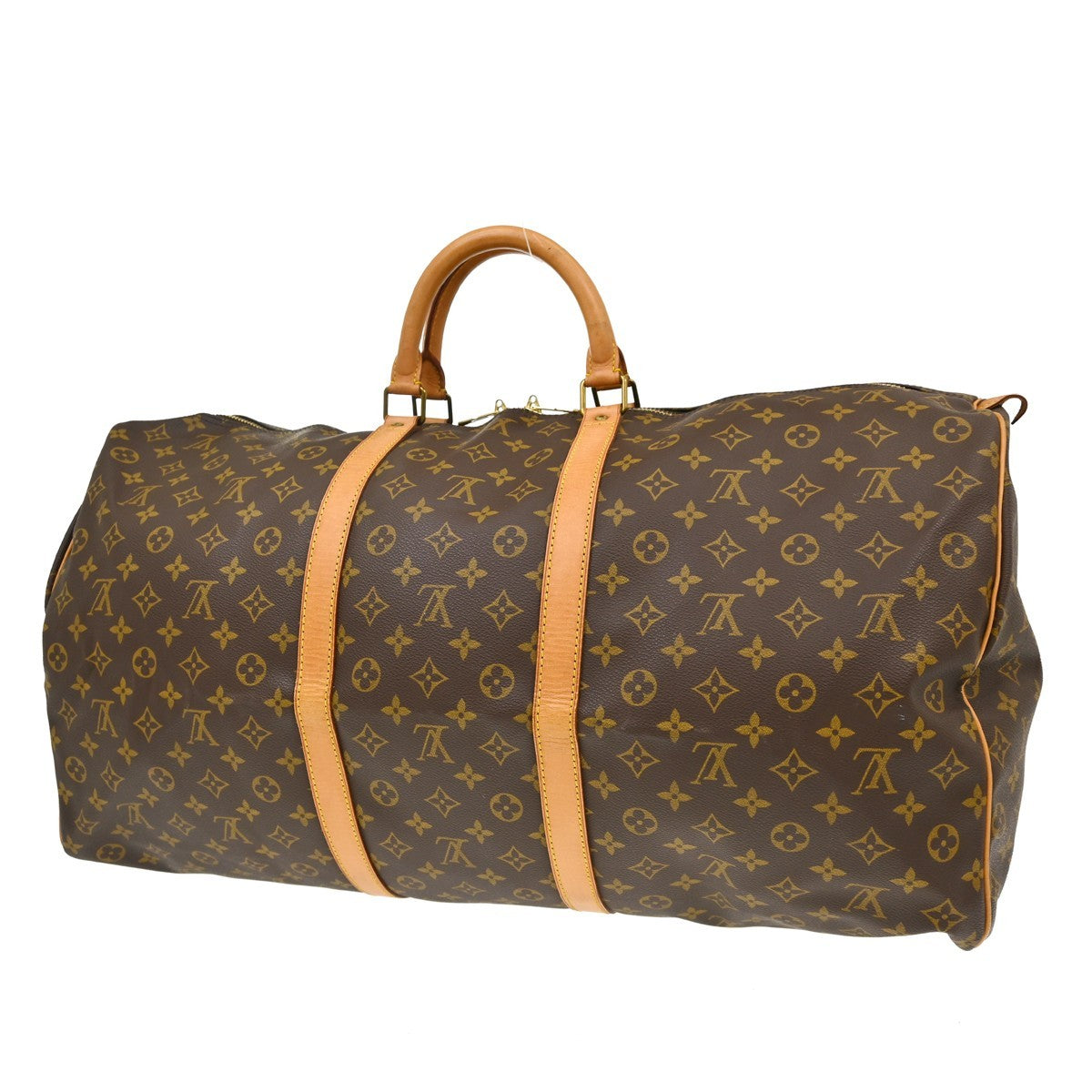 Louis Vuitton Keepall Monogram Canvas Brown Canvas Travel Bag Bag (Pre-Owned)