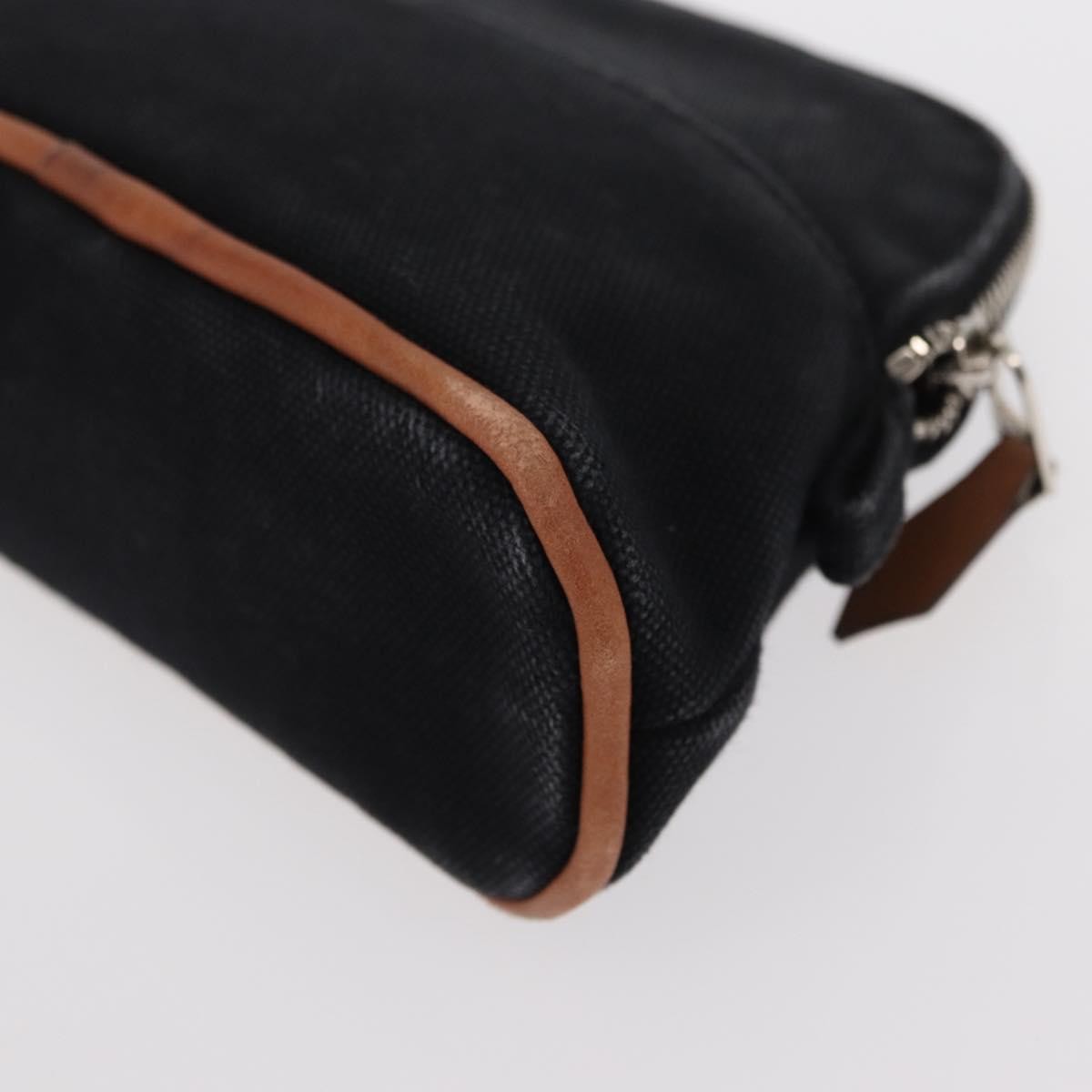 Hermes Bolide Travel Canvas Black Canvas Clutche & Pouche Bag (Pre-Owned)