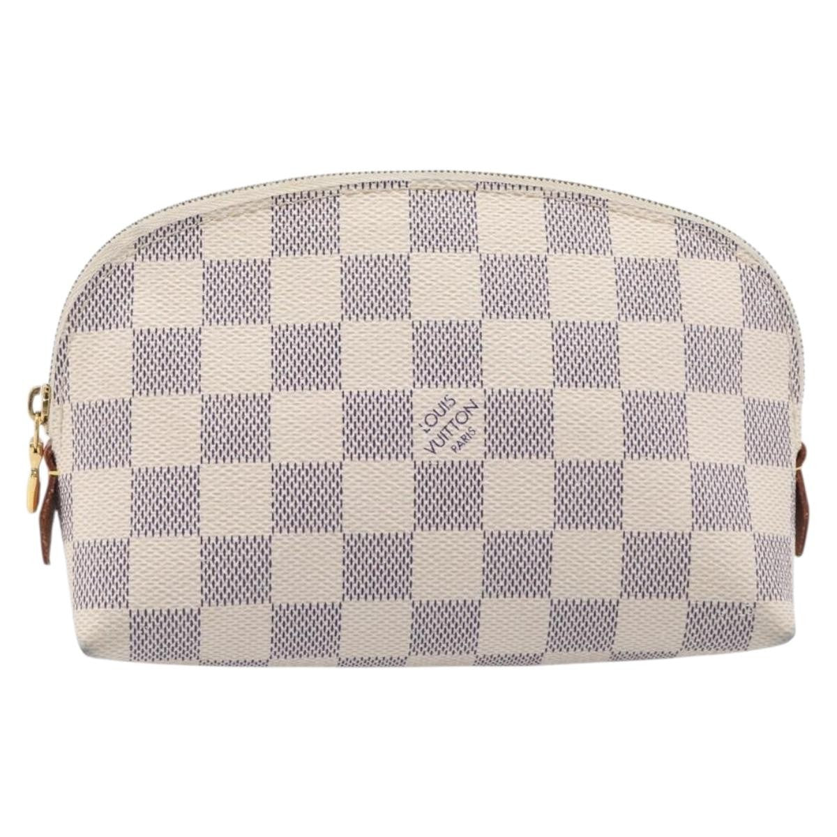 Louis Vuitton Cosmetic Damier Beige Canvas Toiletry Case Accessory (Pre-Owned)