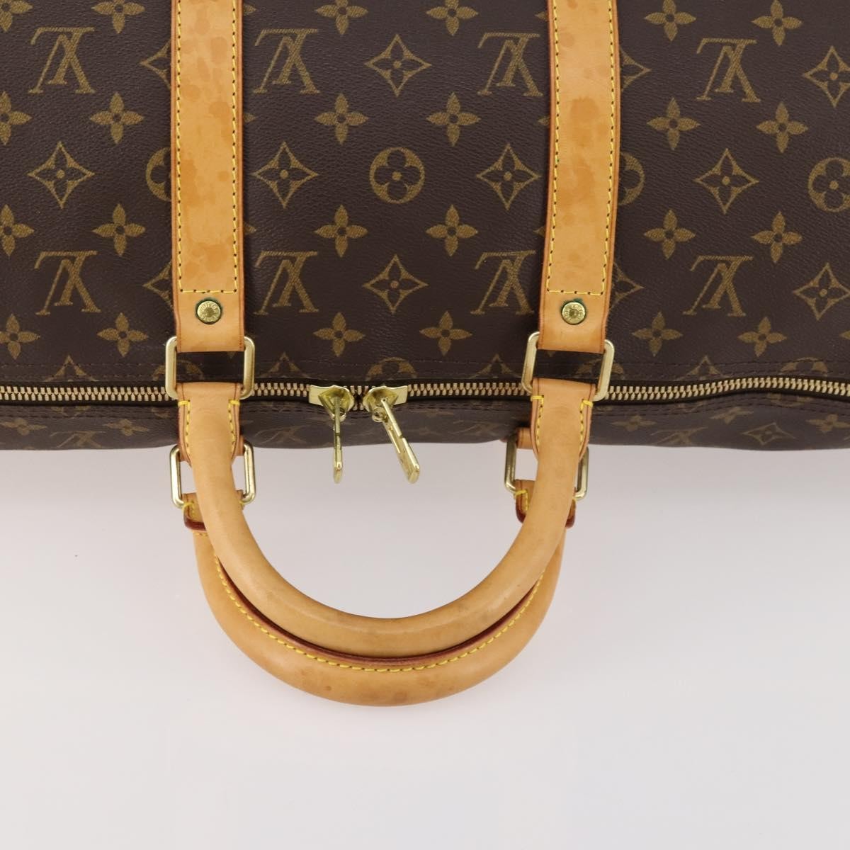 Louis Vuitton Keepall Monogram Canvas Brown Canvas Travel Bag Bag (Pre-Owned)