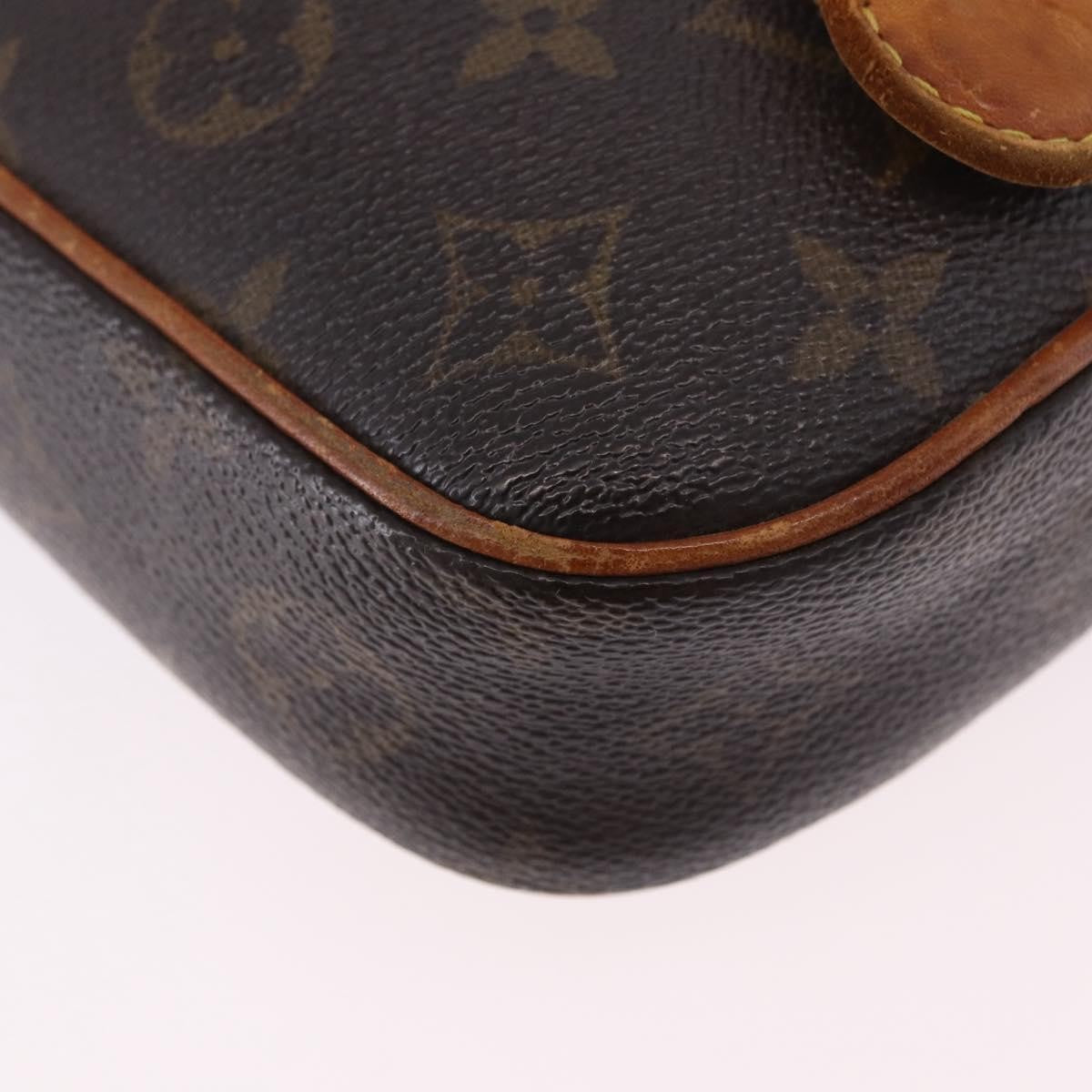 Louis Vuitton Pochette Gange Monogram Canvas Brown Canvas Clutche & Pouche Bag (Pre-Owned)