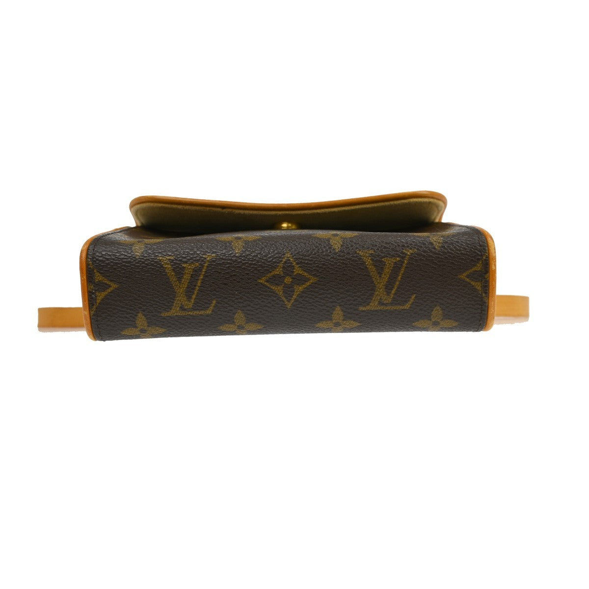 Louis Vuitton Florentine Pochette Monogram Canvas Brown Canvas Clutche & Pouche Bag (Pre-Owned)