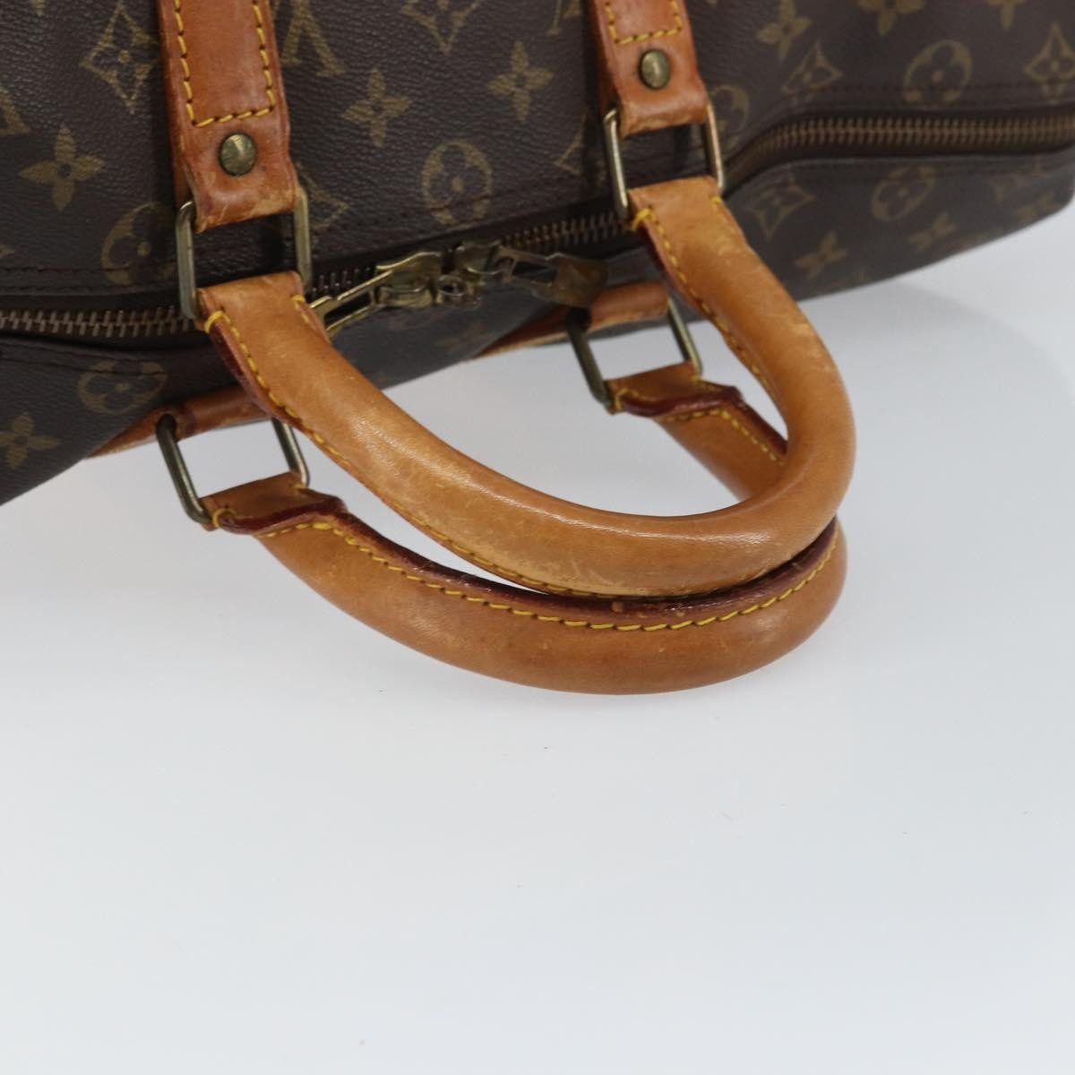 Louis Vuitton Keepall Monogram Canvas Brown Canvas Travel Bag Bag (Pre-Owned)