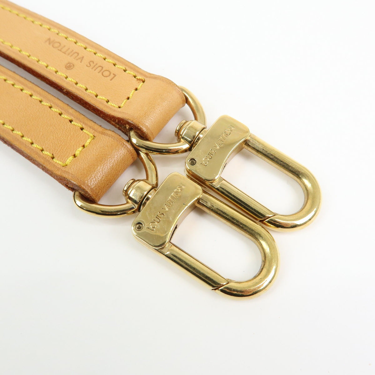 Louis Vuitton Shoulder Strap Vachetta Leather Beige Leather Straps Accessory (Pre-Owned)