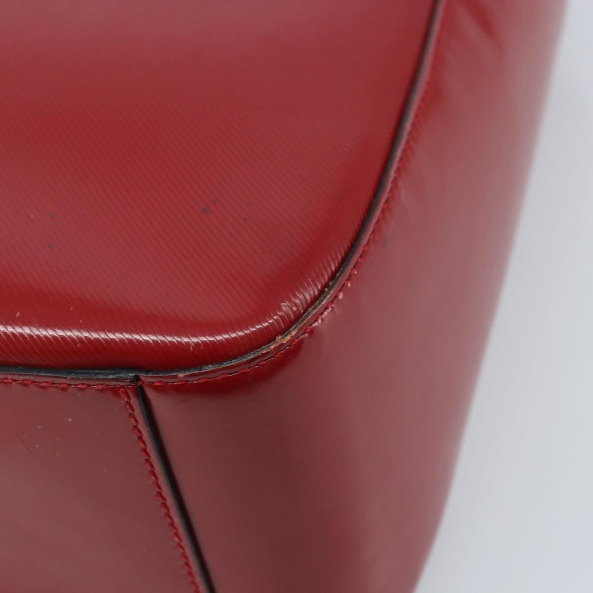 Celine Vintage Leather Red Leather Handbag (Pre-Owned)