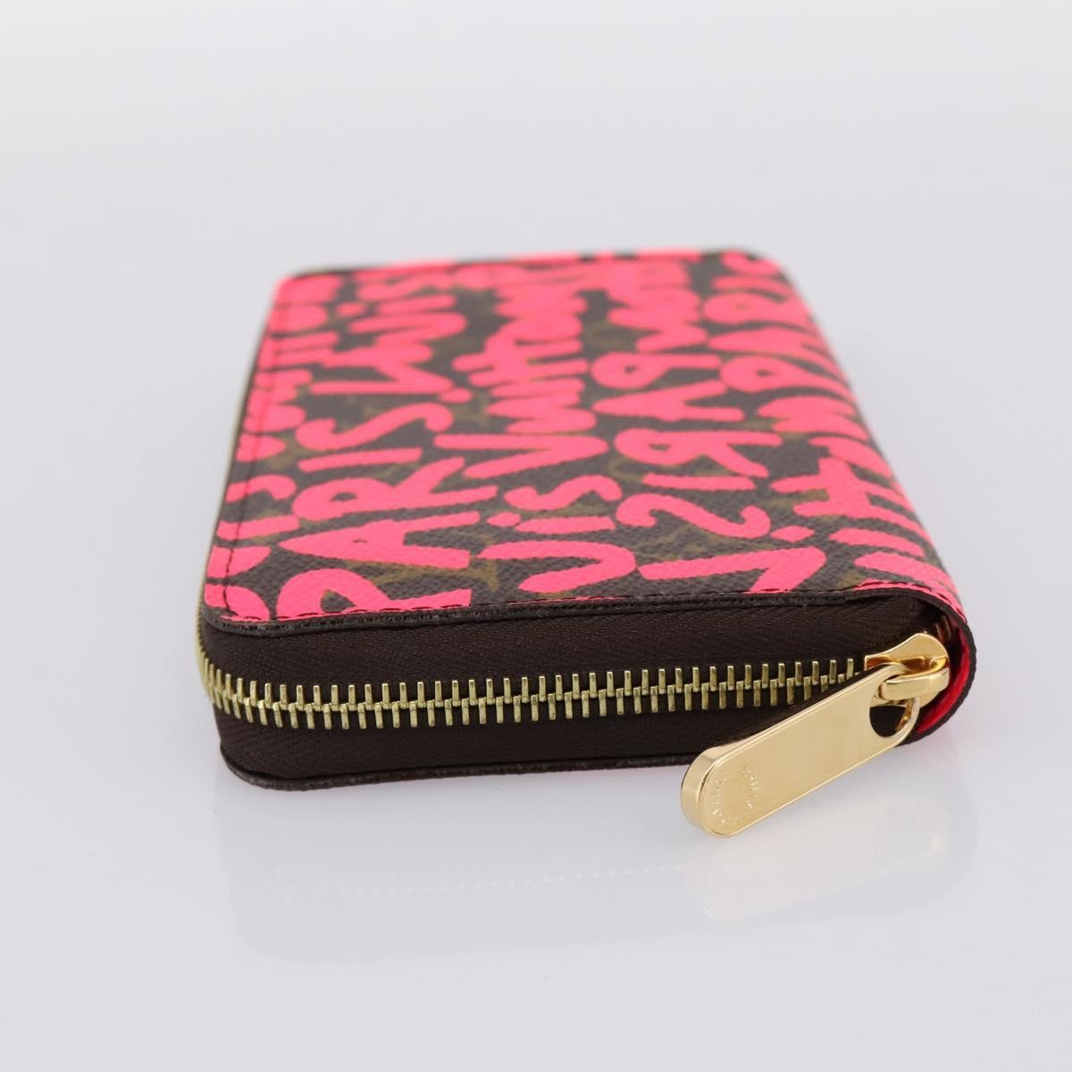 Louis Vuitton Zippy Limited Edition Monogram Graffiti Brown Canvas Wallets Accessory (Pre-Owned)