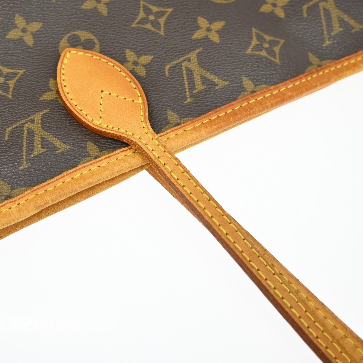 Louis Vuitton Neverfull Monogram Canvas Brown Canvas Tote Bag Bag (Pre-Owned)