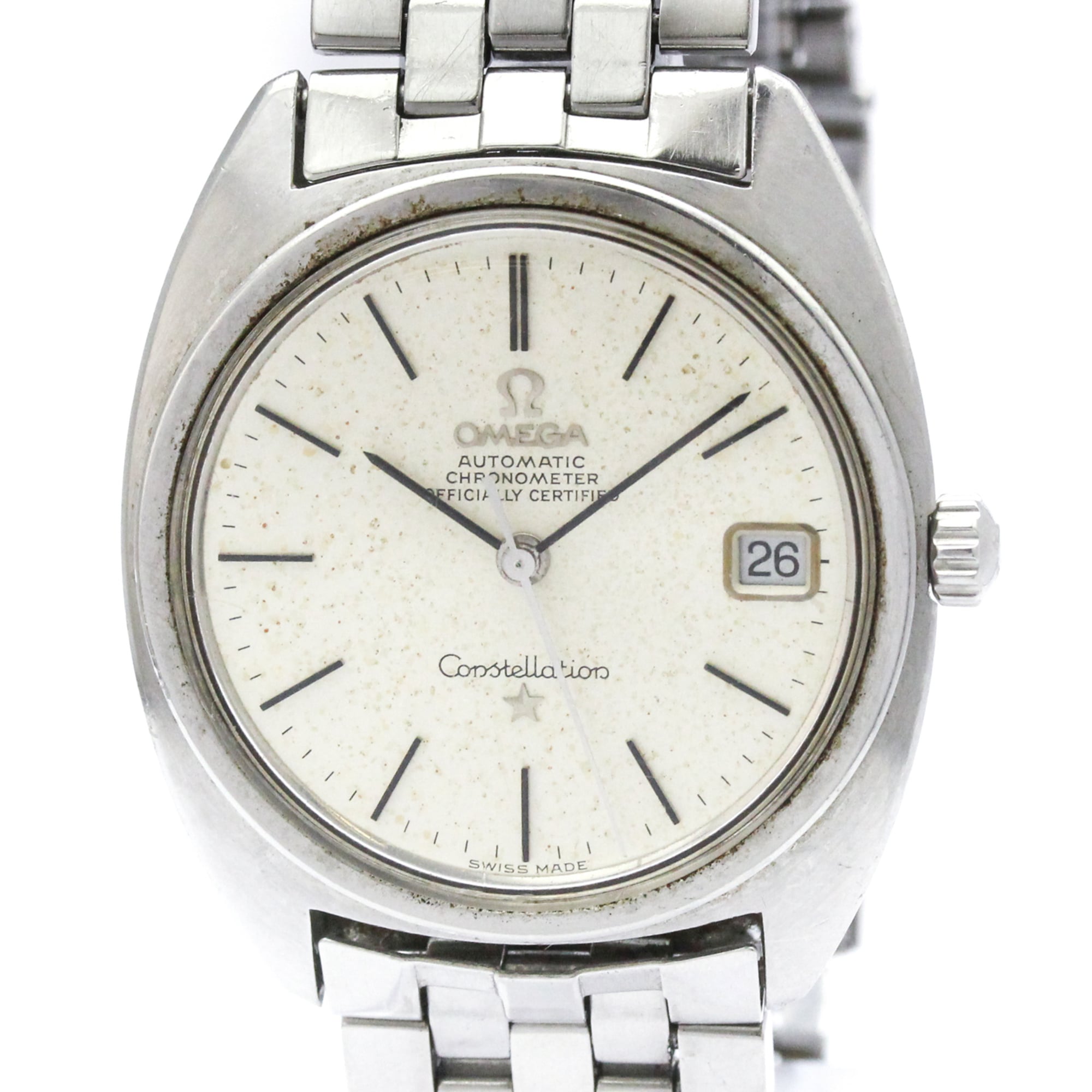 Omega Constellation Chronometer Automatic Stainless Steel Watch (Pre-Owned)