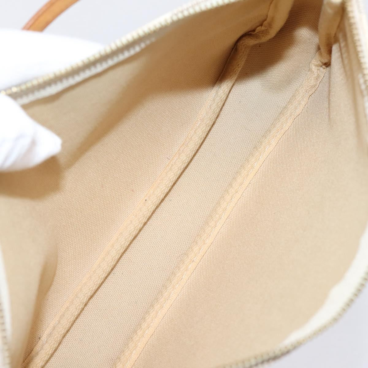 Louis Vuitton Pochette Accessoires Nm Damier White Canvas Clutche & Pouche Bag (Pre-Owned)