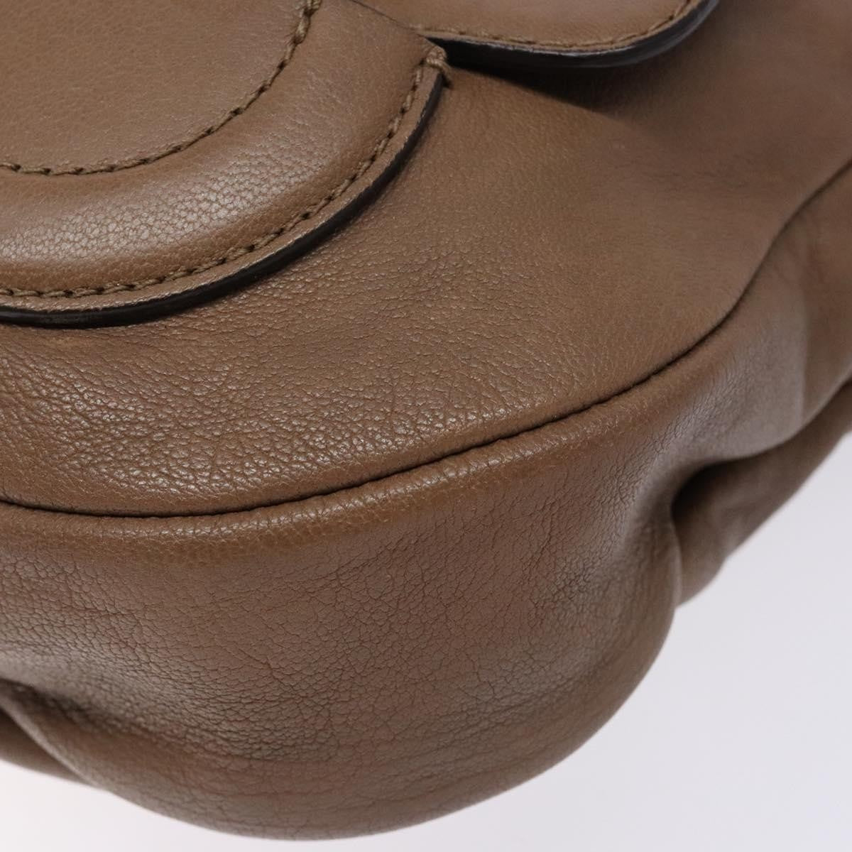 Salvatore Ferragamo Vintage Leather Brown Leather Handbag (Pre-Owned)