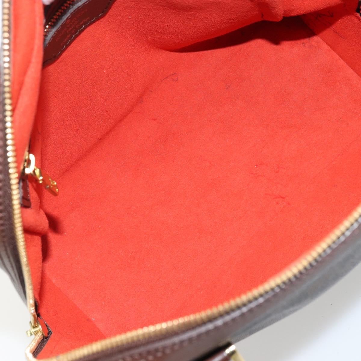 Louis Vuitton Triana Damier Ebene Brown Canvas Handbag (Pre-Owned)