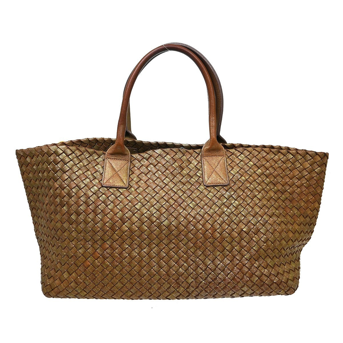 Bottega Veneta Cabat Intrecciato Nappa Brown Leather Tote Bag Bag (Pre-Owned)