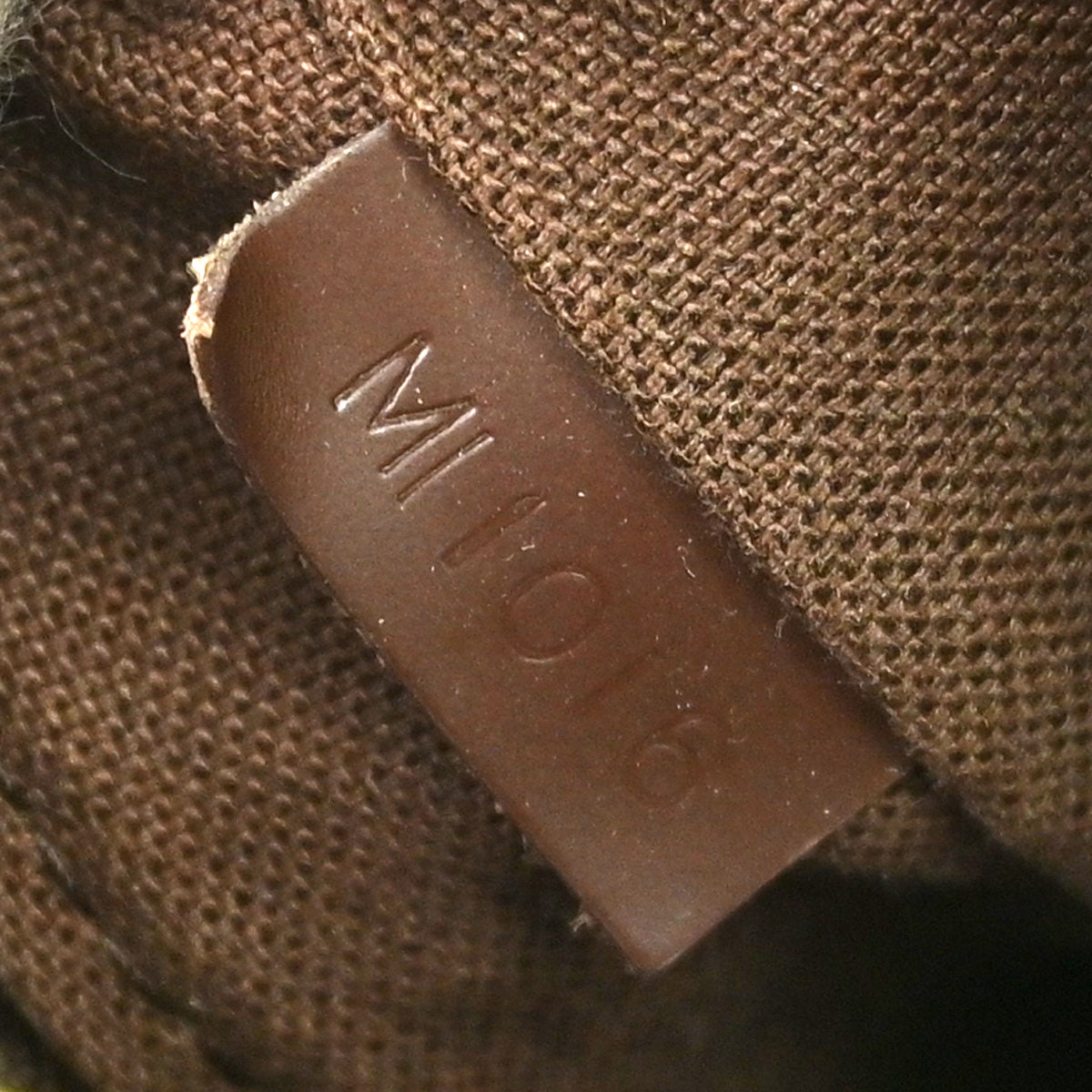 Louis Vuitton Olav Damier Ebene Brown Canvas Shoulder Bag Bag (Pre-Owned)