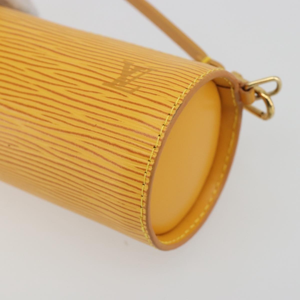 Louis Vuitton Soufflot Pochette Epi Leather Yellow Leather Clutche & Pouche Bag (Pre-Owned)