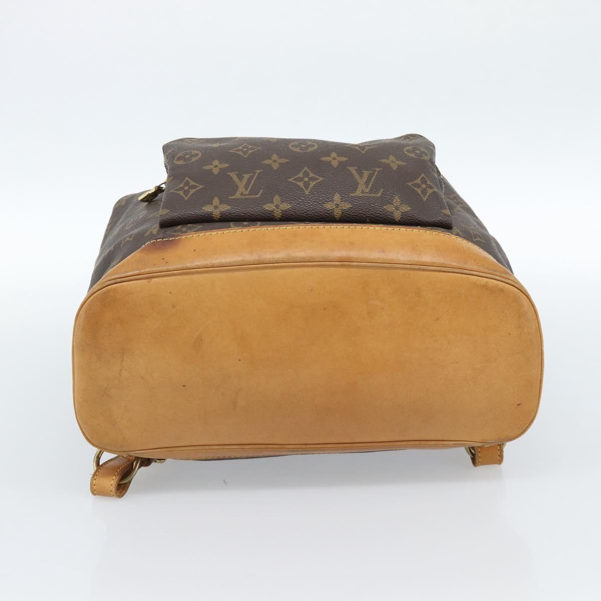 Louis Vuitton Vintage Montsouris Monogram Canvas Brown Canvas Backpack Bag (Pre-Owned)