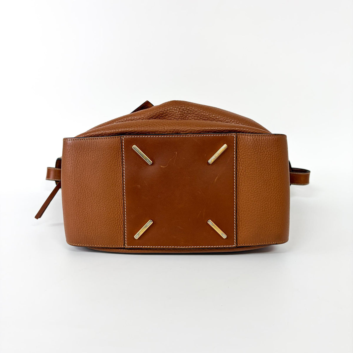 Loewe Hammock Leather Brown Leather Handbag (Pre-Owned)
