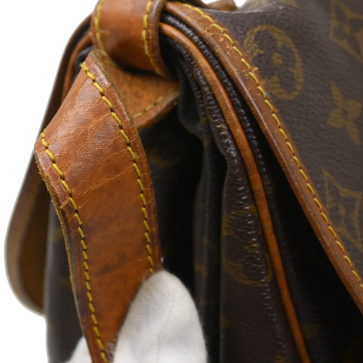 Louis Vuitton Saumur Monogram Canvas Brown Canvas Handbag (Pre-Owned)
