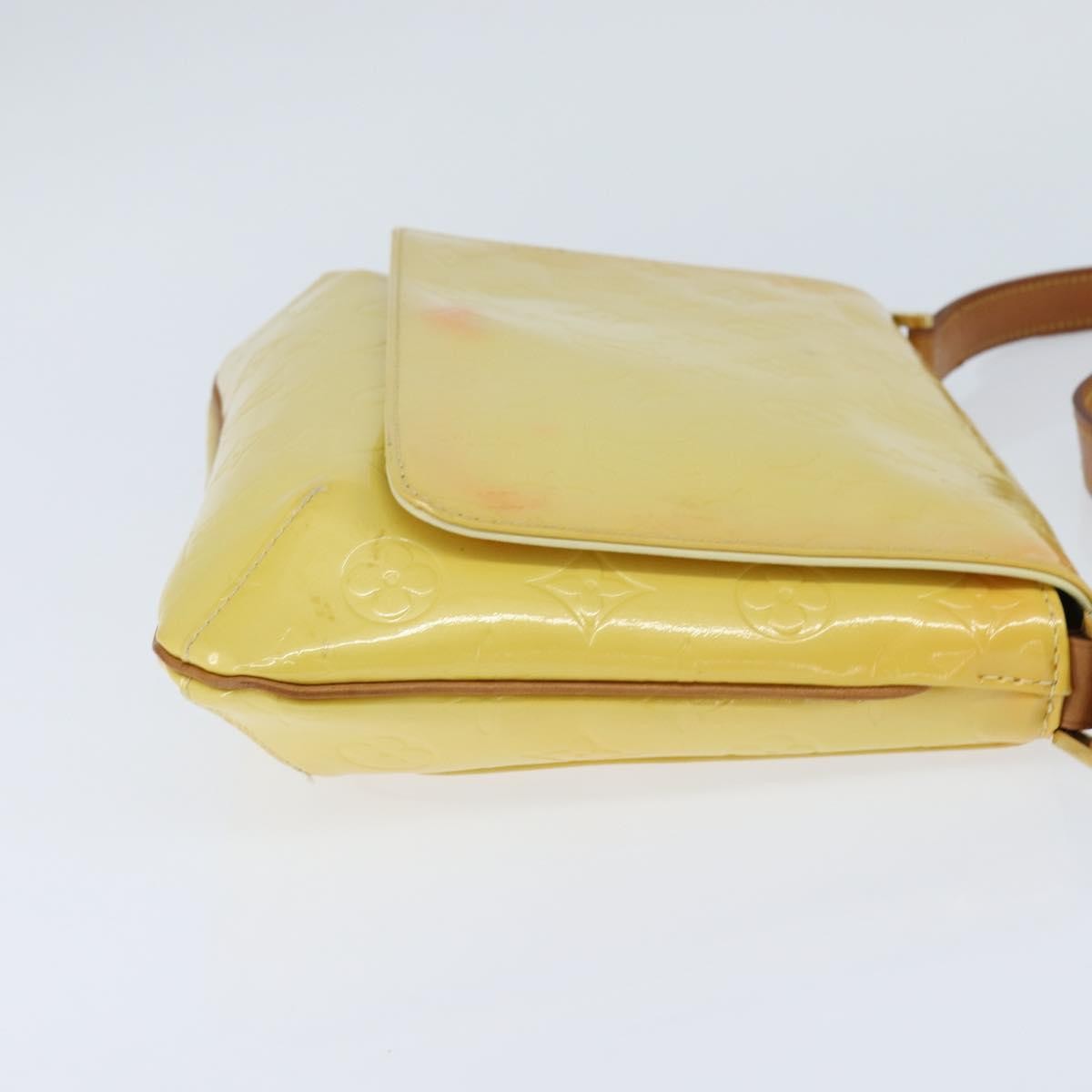 Louis Vuitton Thompson Street Monogram Vernis Yellow Patent_Leather Handbag (Pre-Owned)