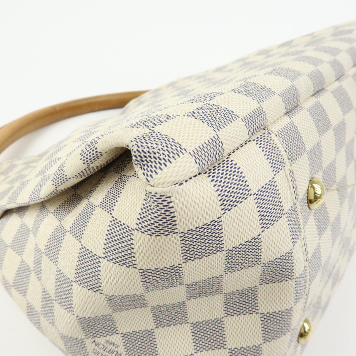 Louis Vuitton Artsy Damier White Canvas Handbag (Pre-Owned)