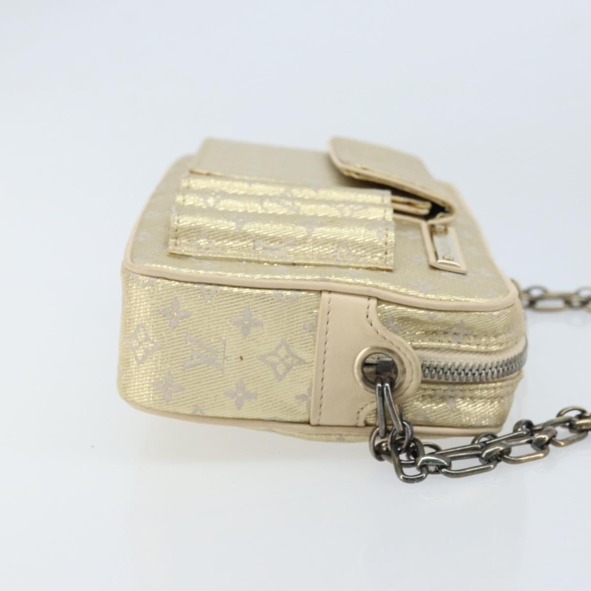 Louis Vuitton Mckenna Mini Lin Gold Canvas Shoulder Bag Bag (Pre-Owned)