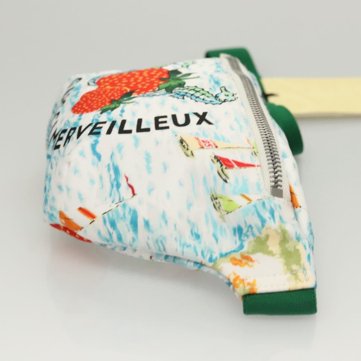 Gucci Merveilleux Belt Printed Nylon White Nylon Bag (Pre-Owned)